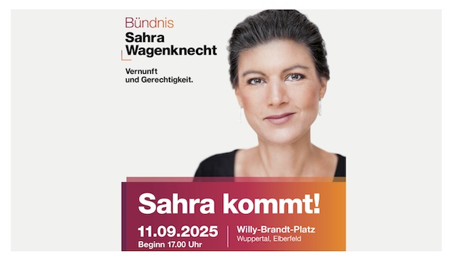Veranstaltung mit Sahra Wagenknecht